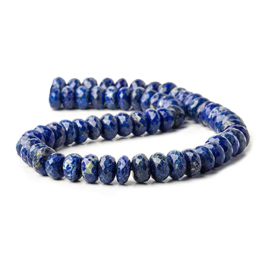 8mm Natural Lapis Lazuli Beads Faceted Rondelle