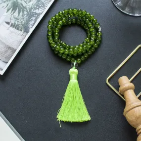 8mm Natural Stone Beaded 108 Mala Necklace for Men and Women