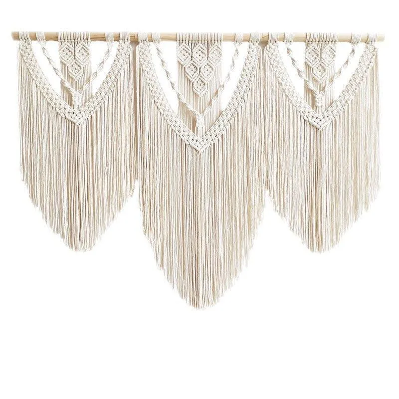 Aesthetically Handmade Wooden Extra Large Macrame Wall Hanging Tapestry
