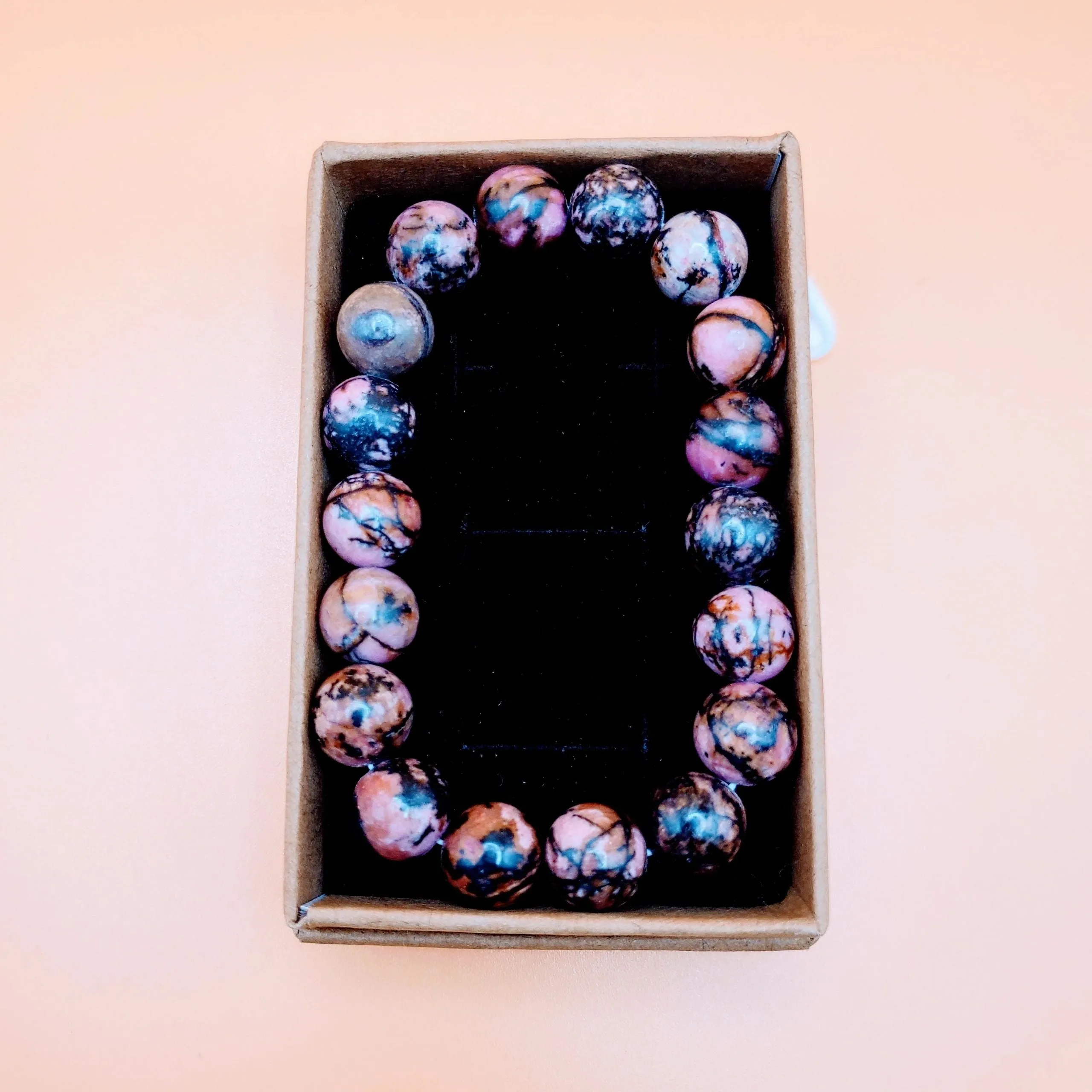 Amethyst, Evil Eye   Hematite, Rose Quartz, Rhodonite Crystal Bracelets