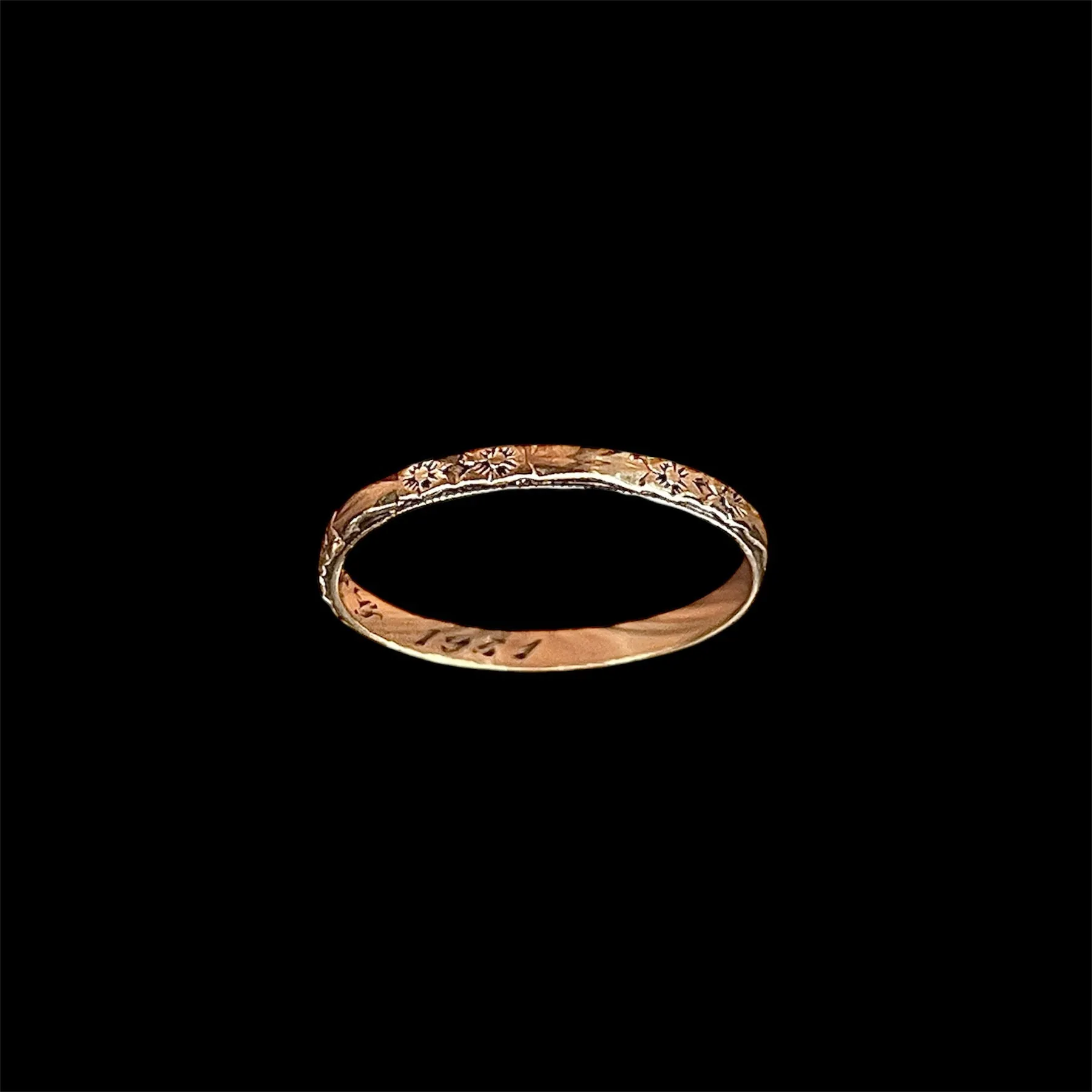 Antique Hand Engraved Band