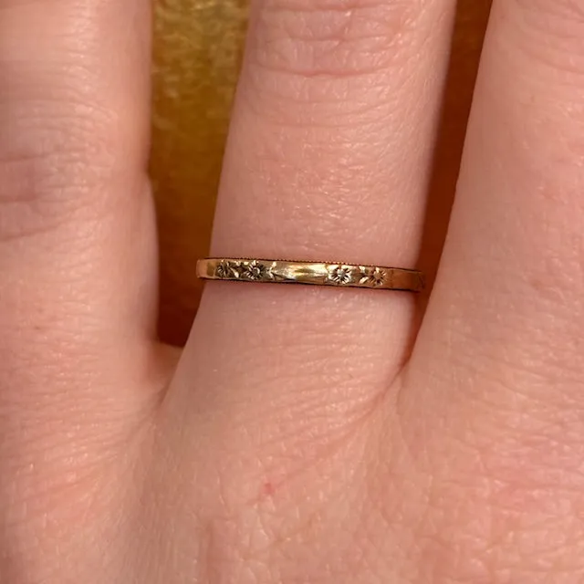Antique Hand Engraved Band