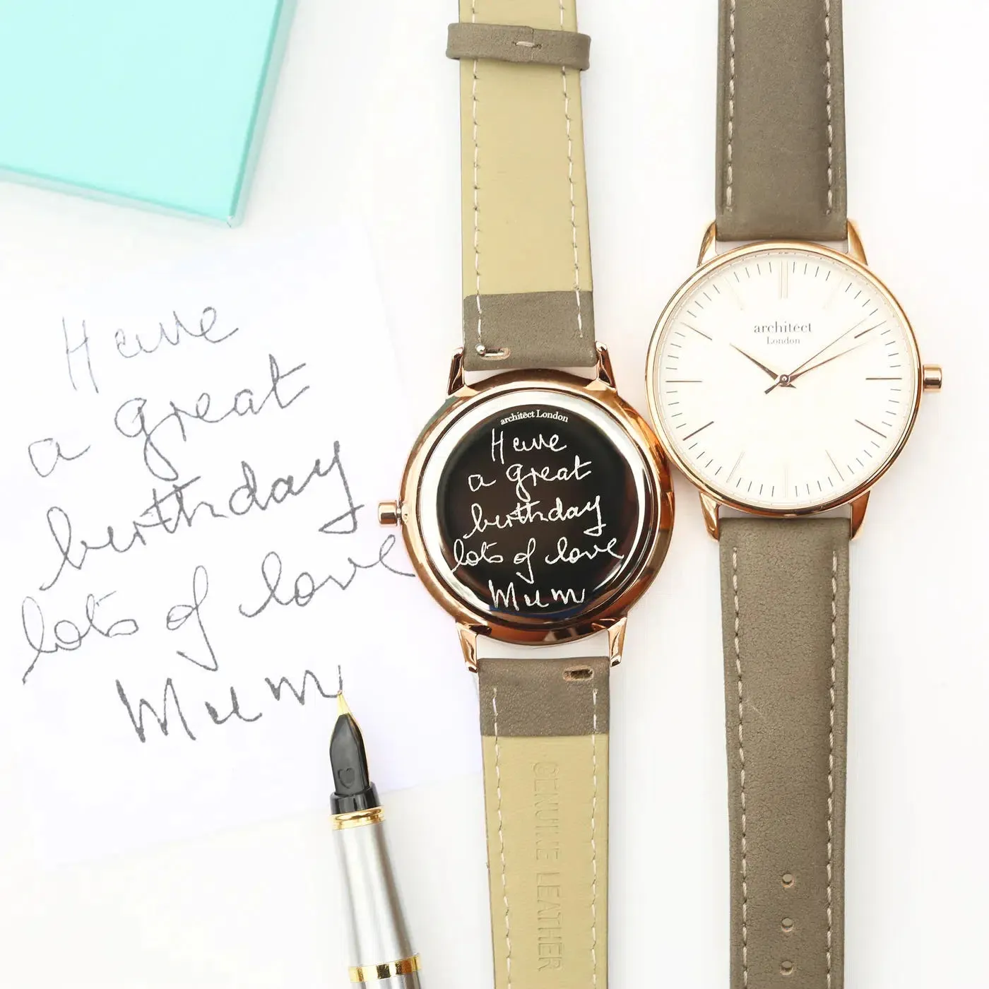 Architēct Blanc - Personalised Ladies' Watch - Light Grey