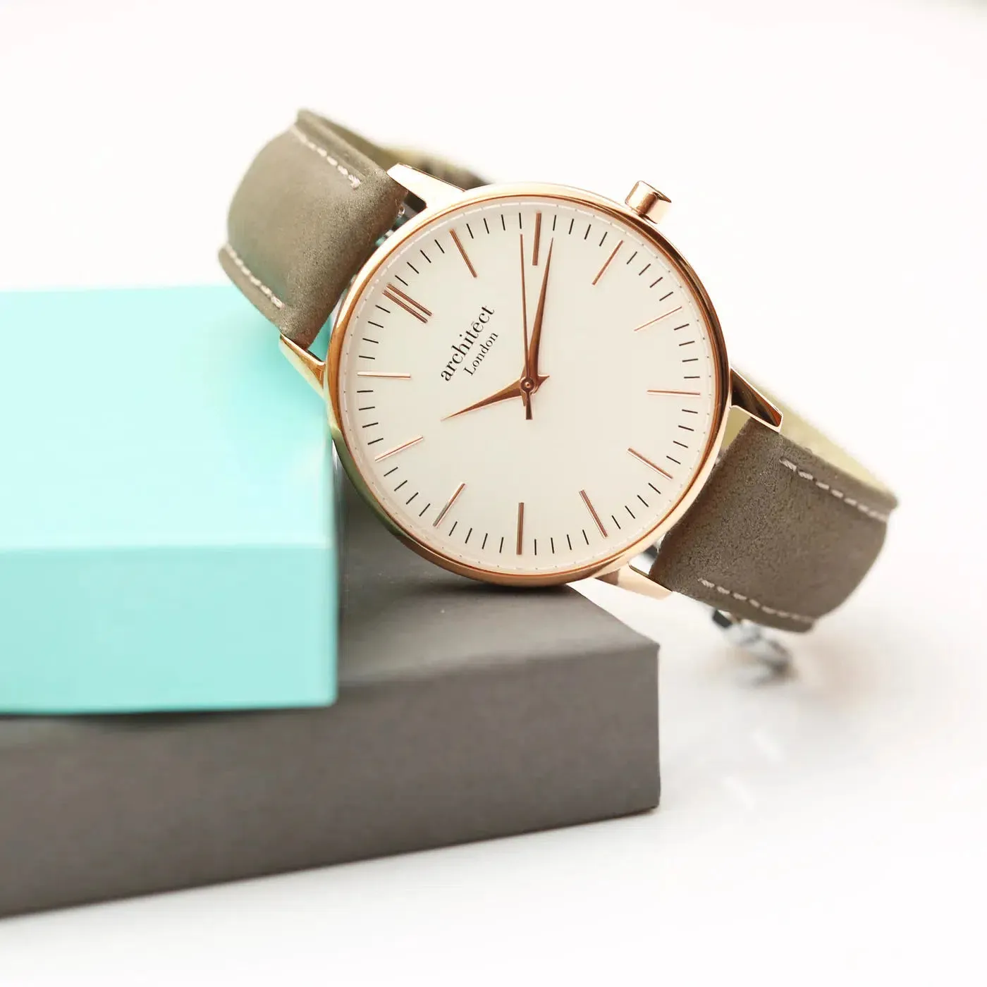 Architēct Blanc - Personalised Ladies' Watch - Light Grey