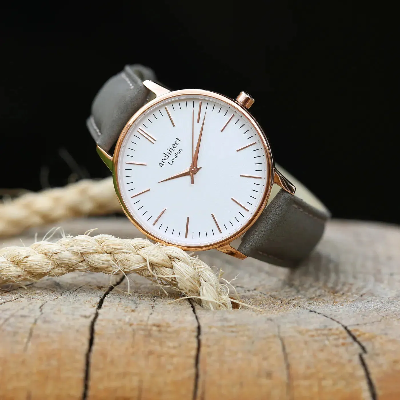 Architēct Blanc - Personalised Ladies' Watch - Light Grey