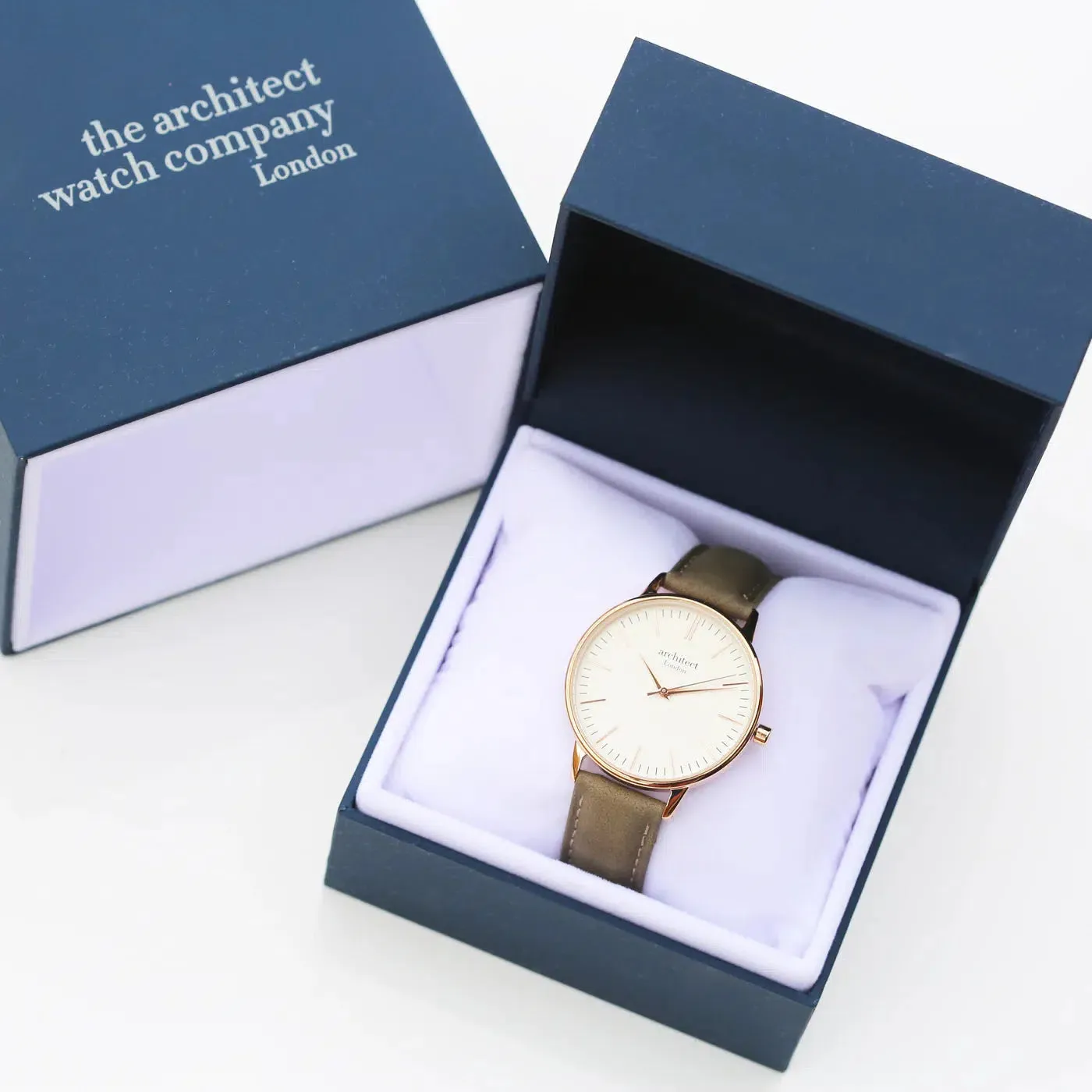 Architēct Blanc - Personalised Ladies' Watch - Light Grey