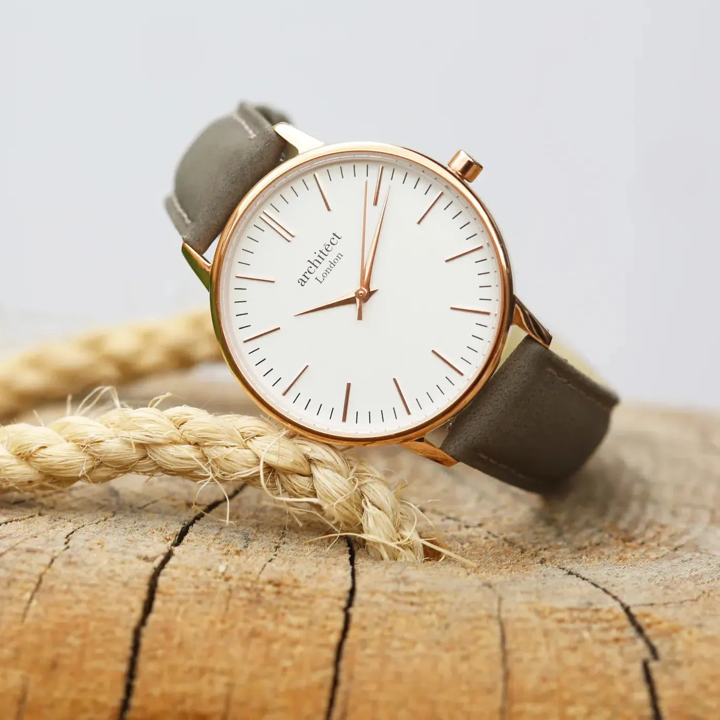 Architēct Blanc - Personalised Ladies' Watch - Light Grey