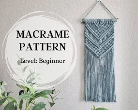 Beginner macrame wall hanging pdf pattern