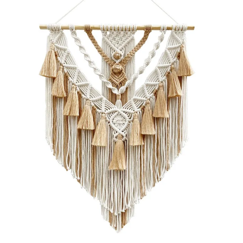 Boho Macrame Wall Hanging - Handwoven Tapestry - Bohemian Home Decor Ceija