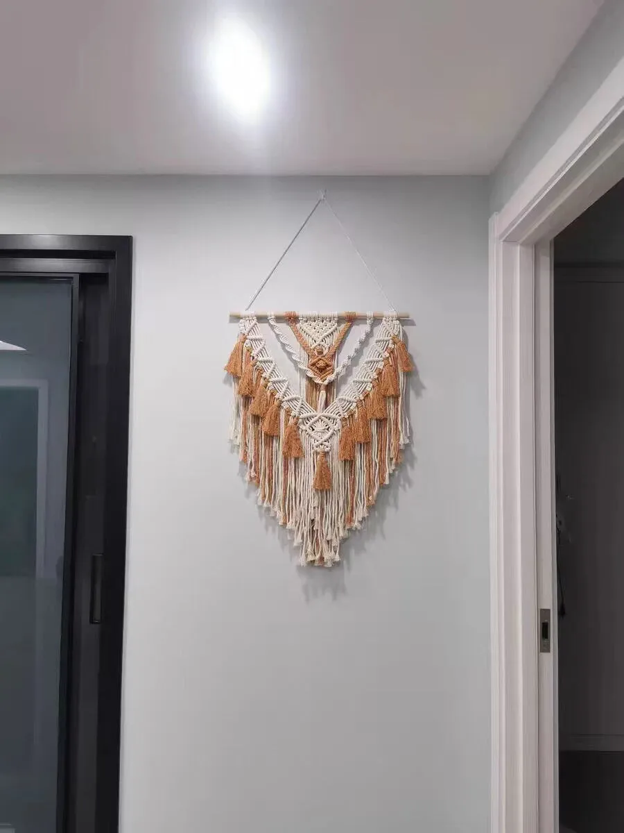 Boho Macrame Wall Hanging - Handwoven Tapestry - Bohemian Home Decor Ceija