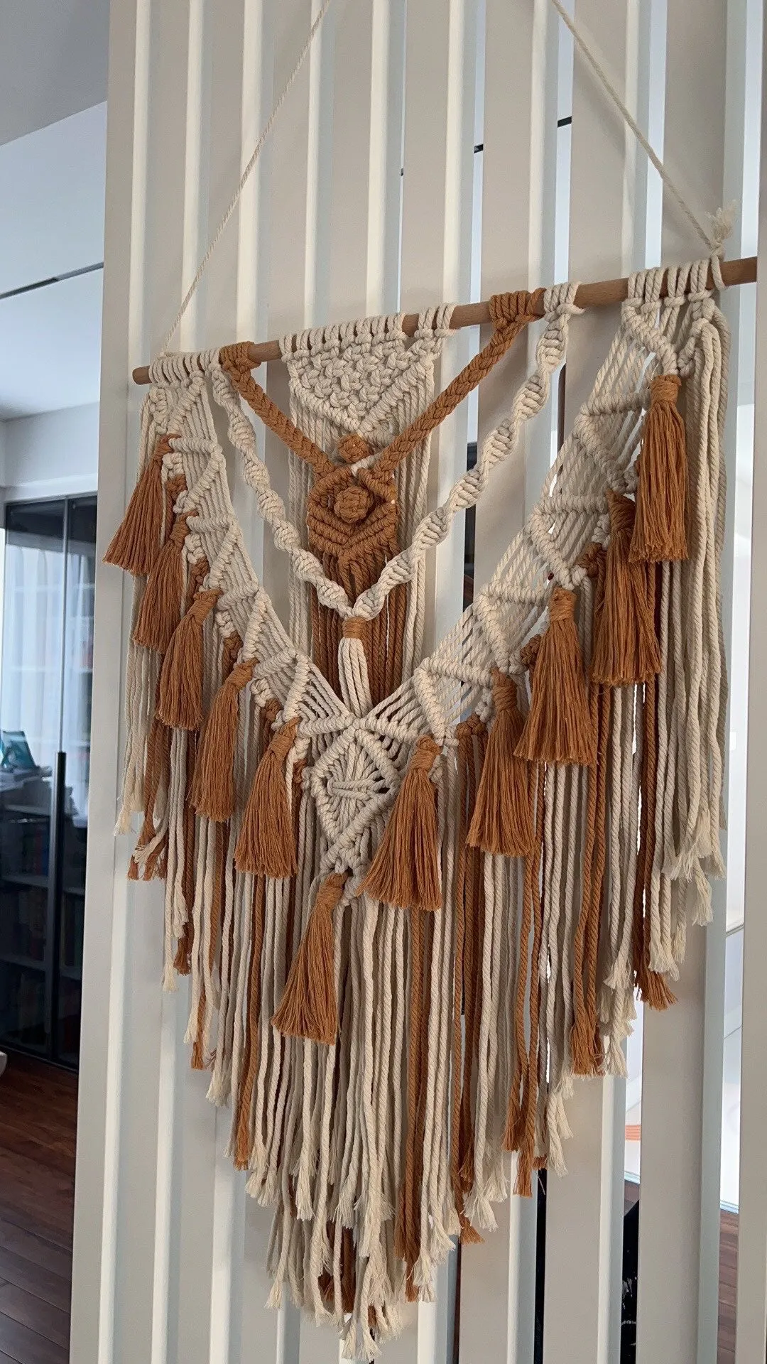 Boho Macrame Wall Hanging - Handwoven Tapestry - Bohemian Home Decor Ceija