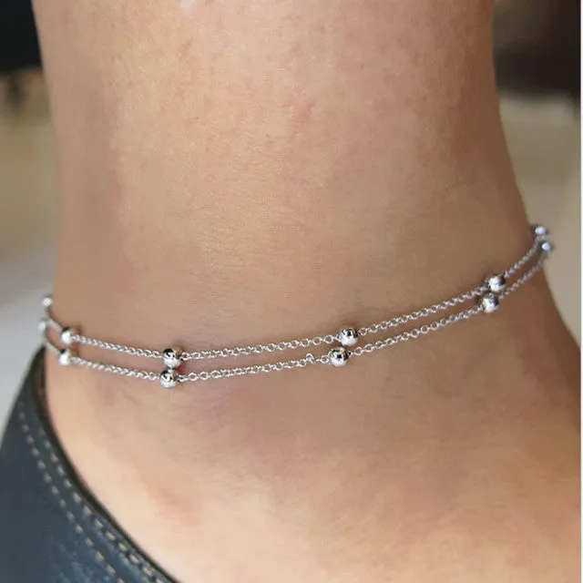 Boho Multilayer Beads Anklets For Women