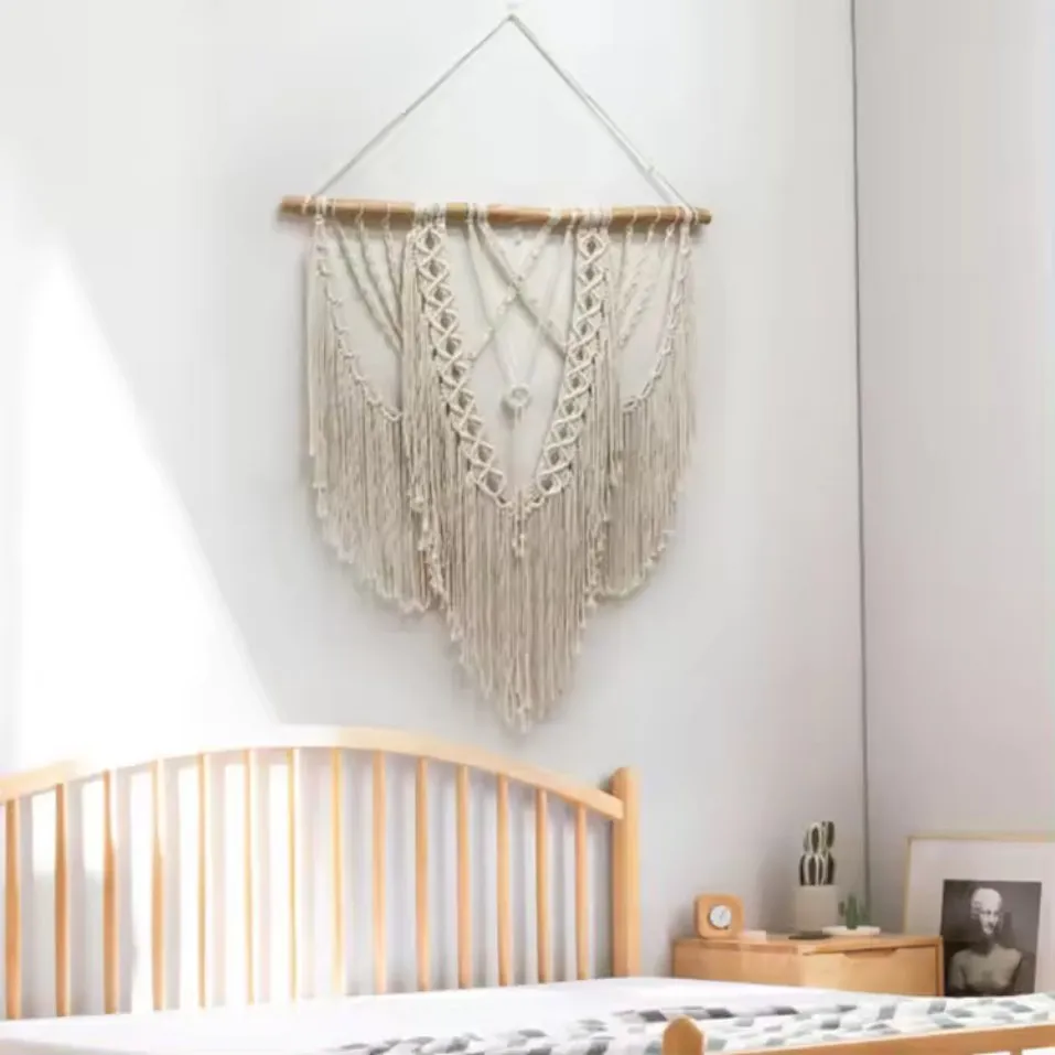 BohoDreams: Large Handwoven Macrame Tapestry