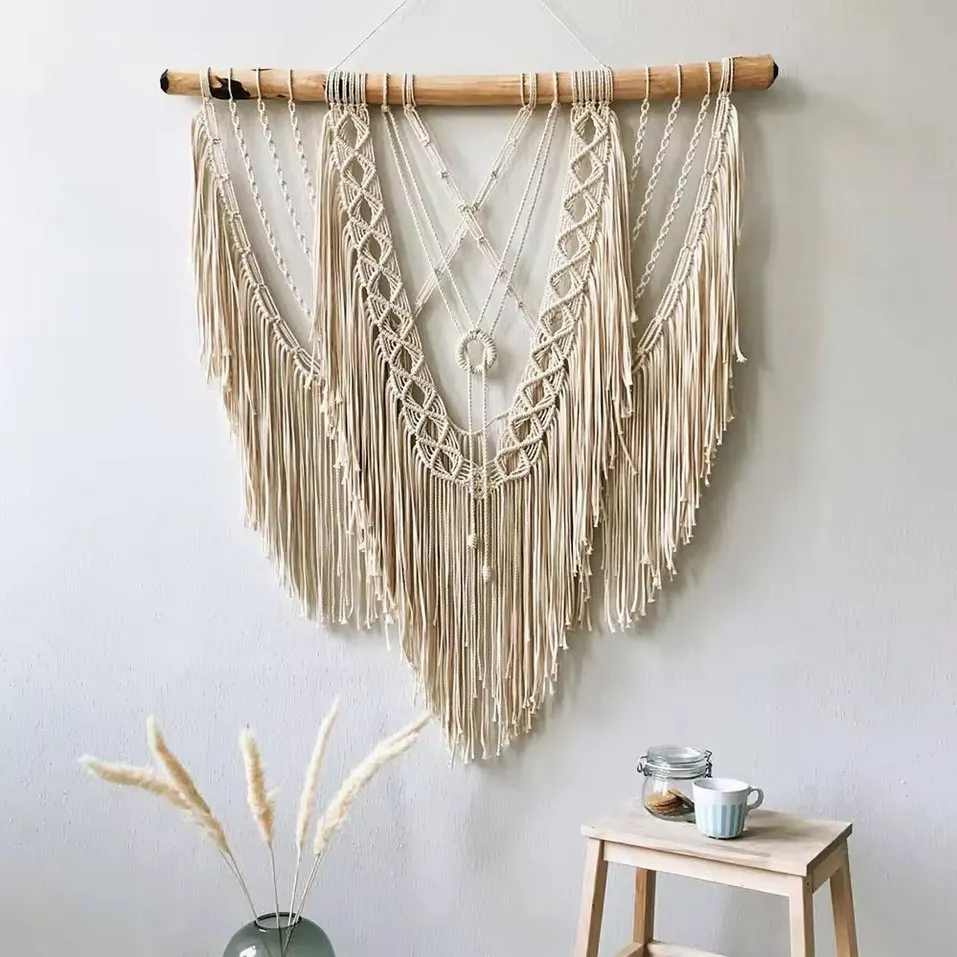 BohoDreams: Large Handwoven Macrame Tapestry