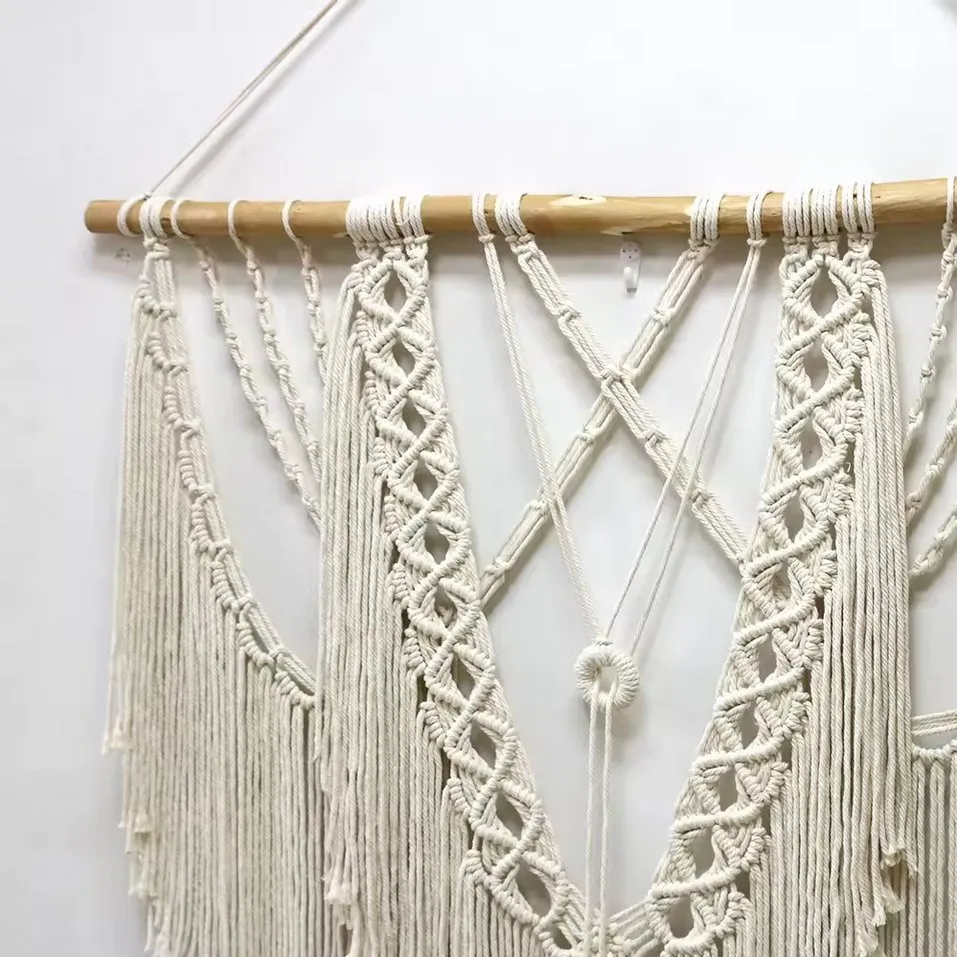 BohoDreams: Large Handwoven Macrame Tapestry