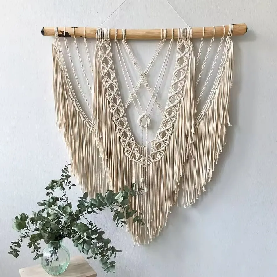 BohoDreams: Large Handwoven Macrame Tapestry