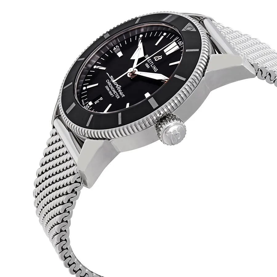 Breitling Superocean Heritage II Automatic Chronometer 44 mm Black Dial Men's Watch AB2030121B1A1