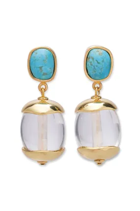 Canyon Earrings In Clear