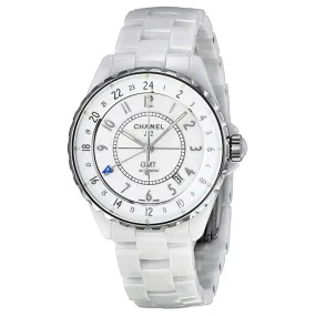 Chanel J12 Automatic GMT White High-Tech Ceramic Ladies Watch H3103
