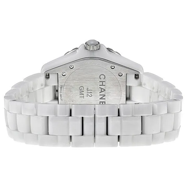 Chanel J12 Automatic GMT White High-Tech Ceramic Ladies Watch H3103