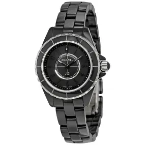 Chanel J12 Black Dial Ladies Watch H4196