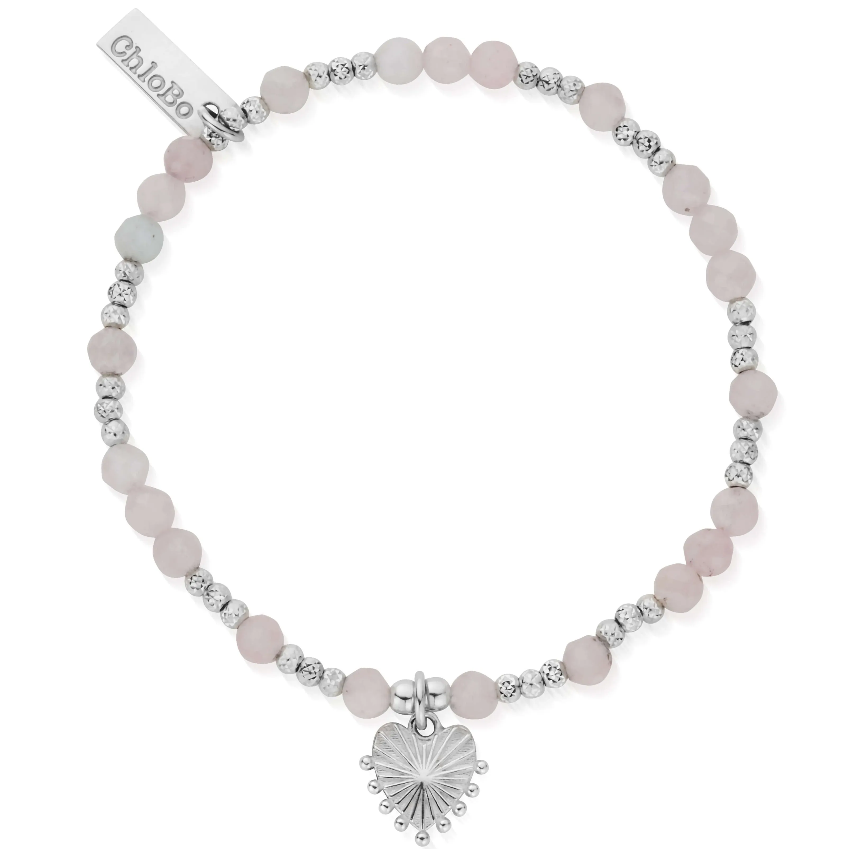 ChloBo Glowing Beauty Rose Quartz Bracelet
