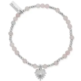 ChloBo Glowing Beauty Rose Quartz Bracelet