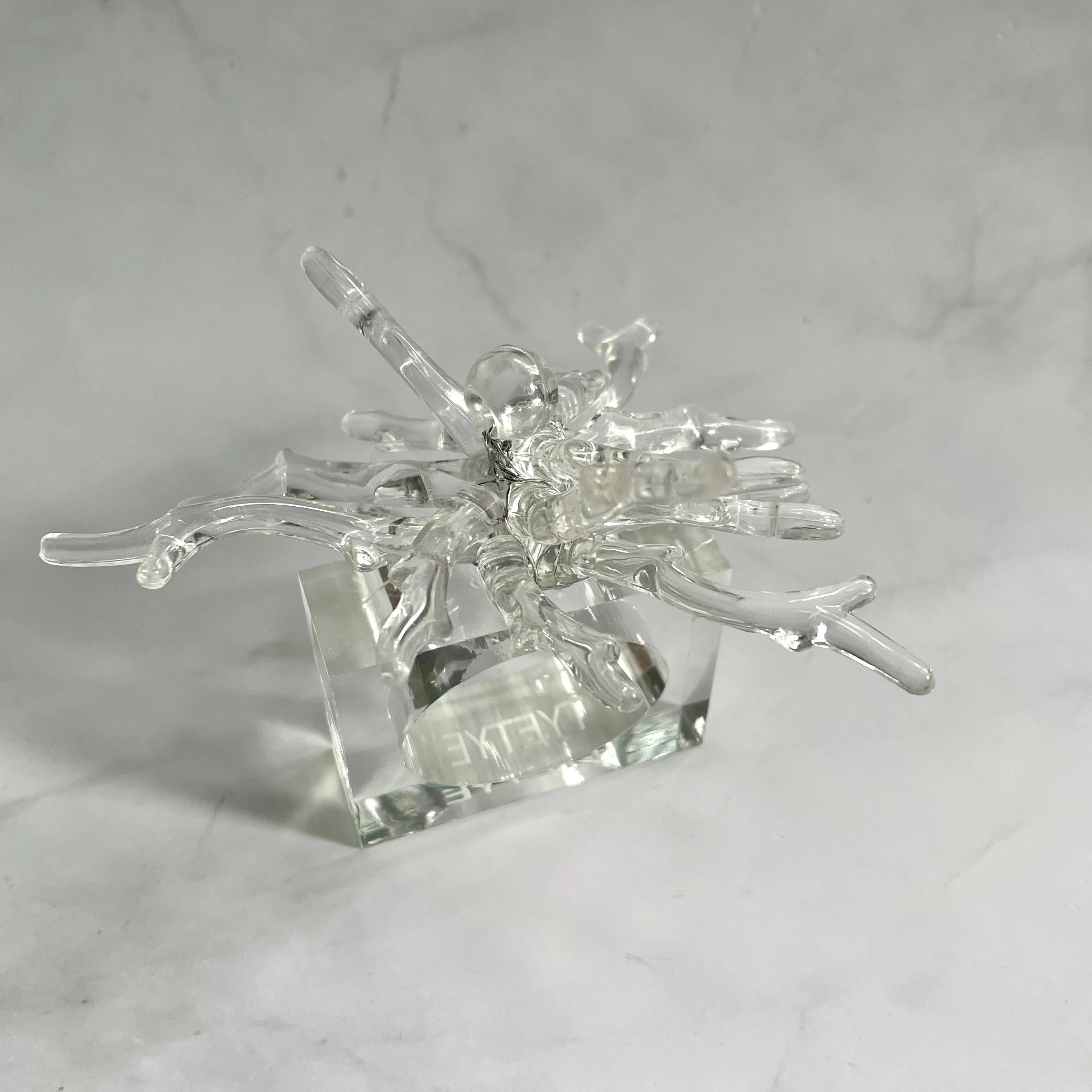 Clear Coral Napkin Rings (set of 4)