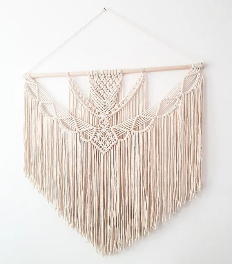 Cotton Macrame Wall Hanging Wall Art