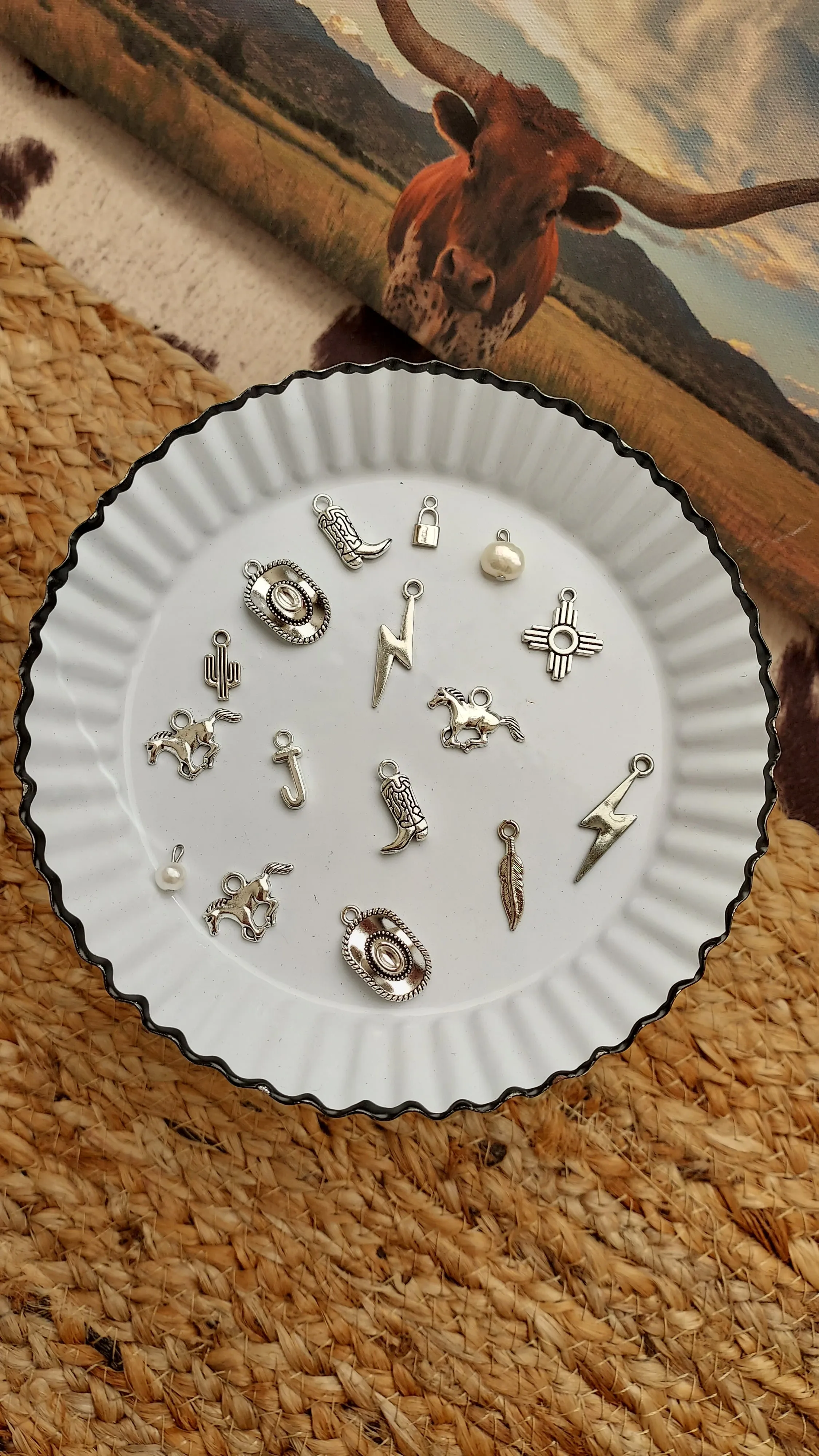 Custom Cowgirl charm necklaces ( select your charms)
