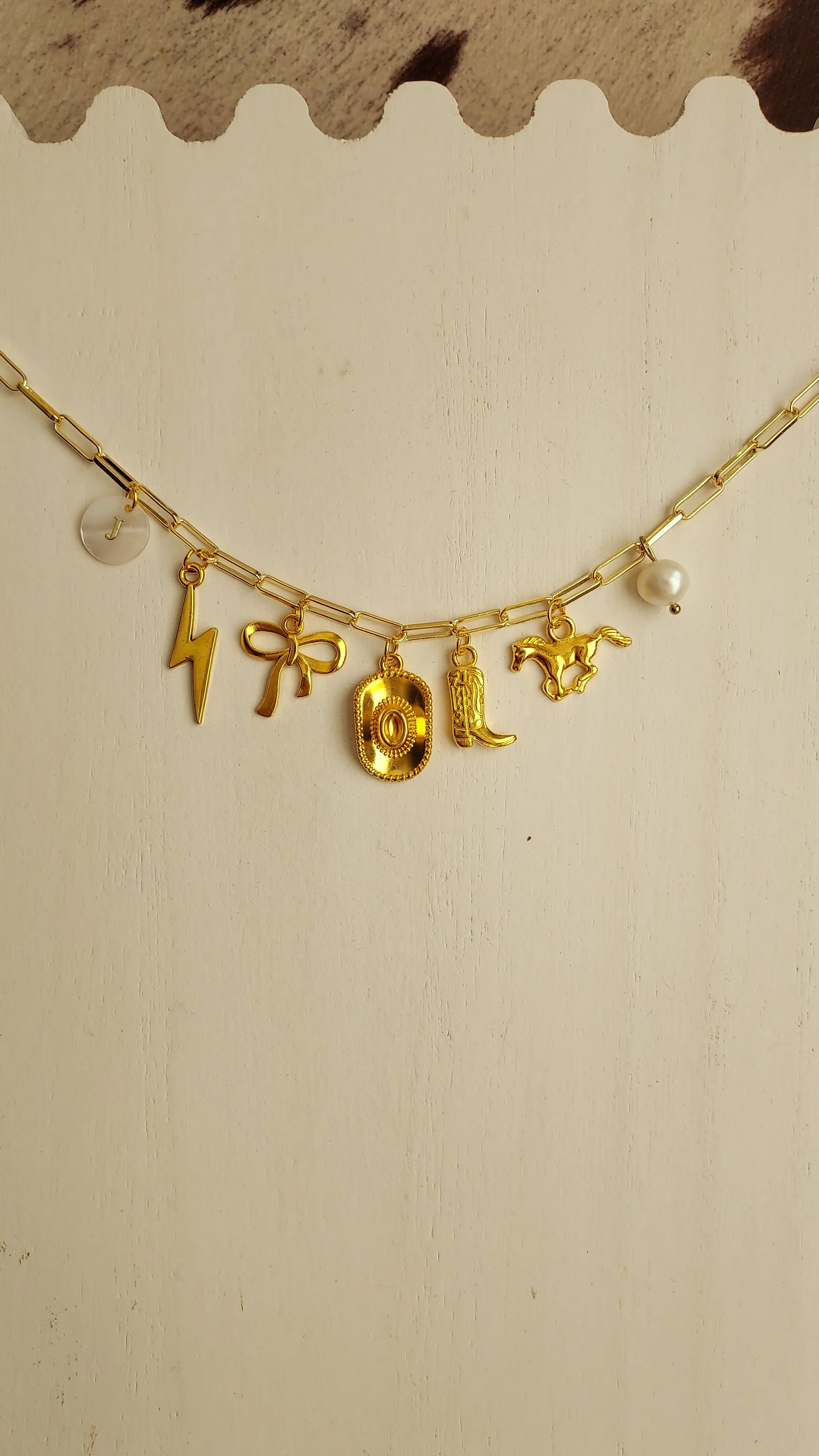 Custom Cowgirl charm necklaces ( select your charms)