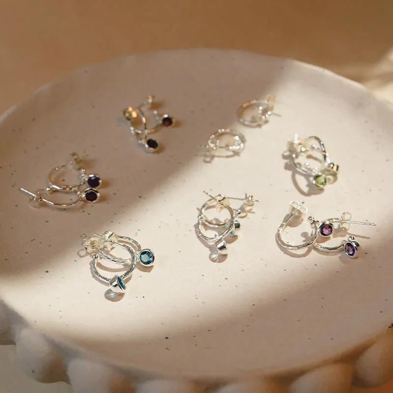 DECEMBER BIRTHSTONE EARRINGS