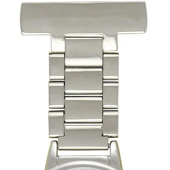 Easy Read Engraved Pink Nurse Fob Watch Chrome R1101.15