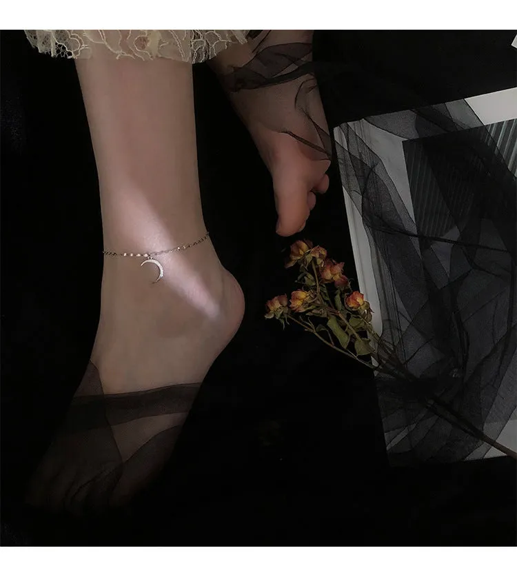 Fashion Moon Pendant Anklets Bracelet