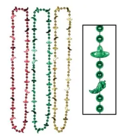 Fiesta Bead Necklaces 6ct