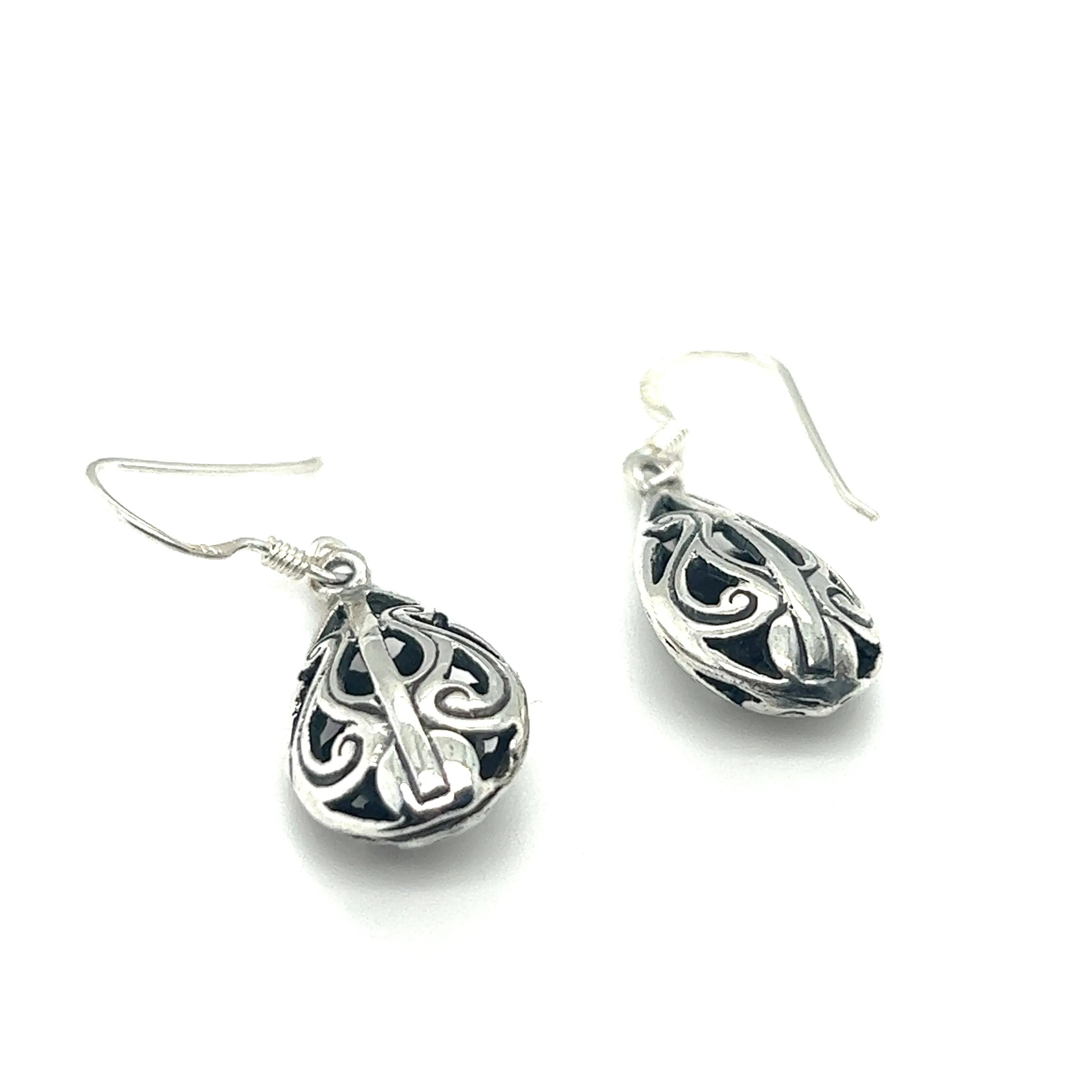 Filigree Teardrop Earrings