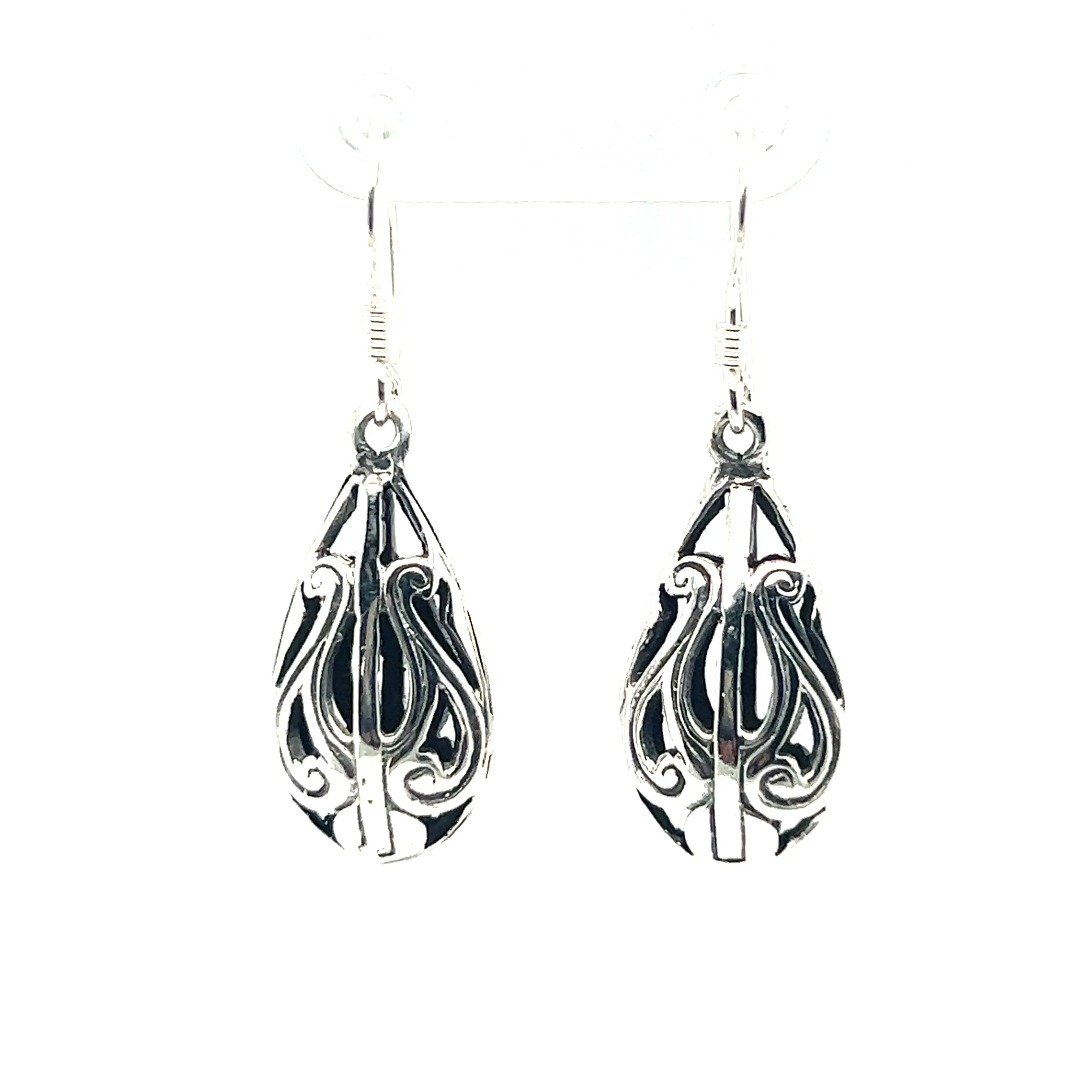 Filigree Teardrop Earrings
