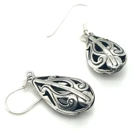 Filigree Teardrop Earrings