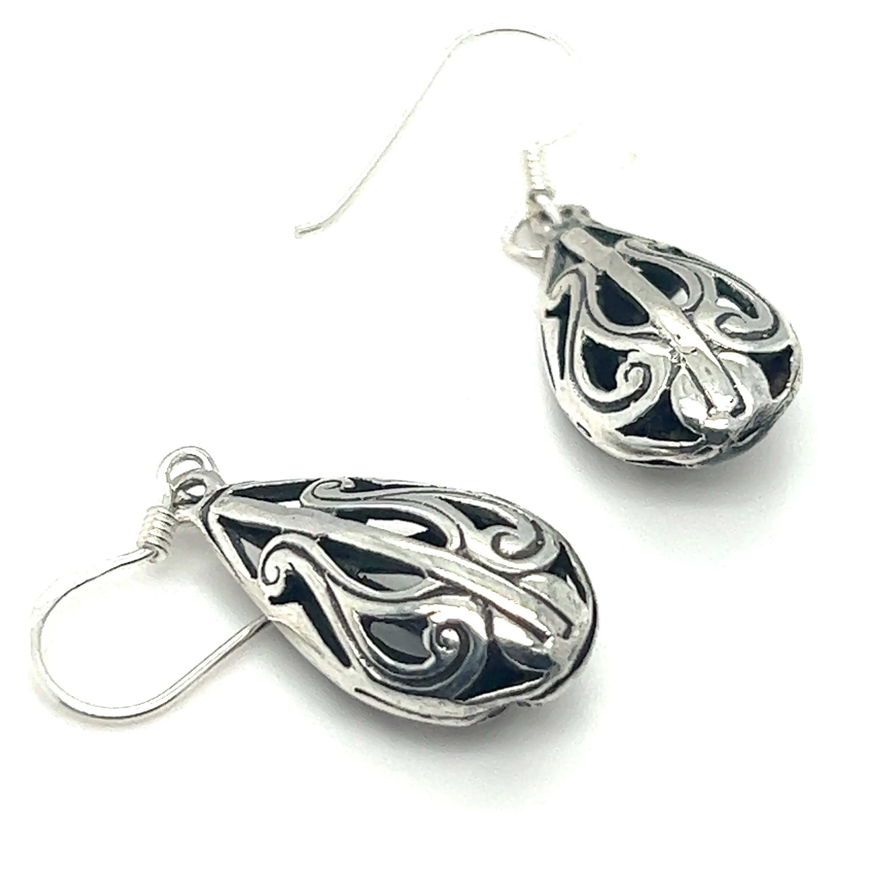 Filigree Teardrop Earrings