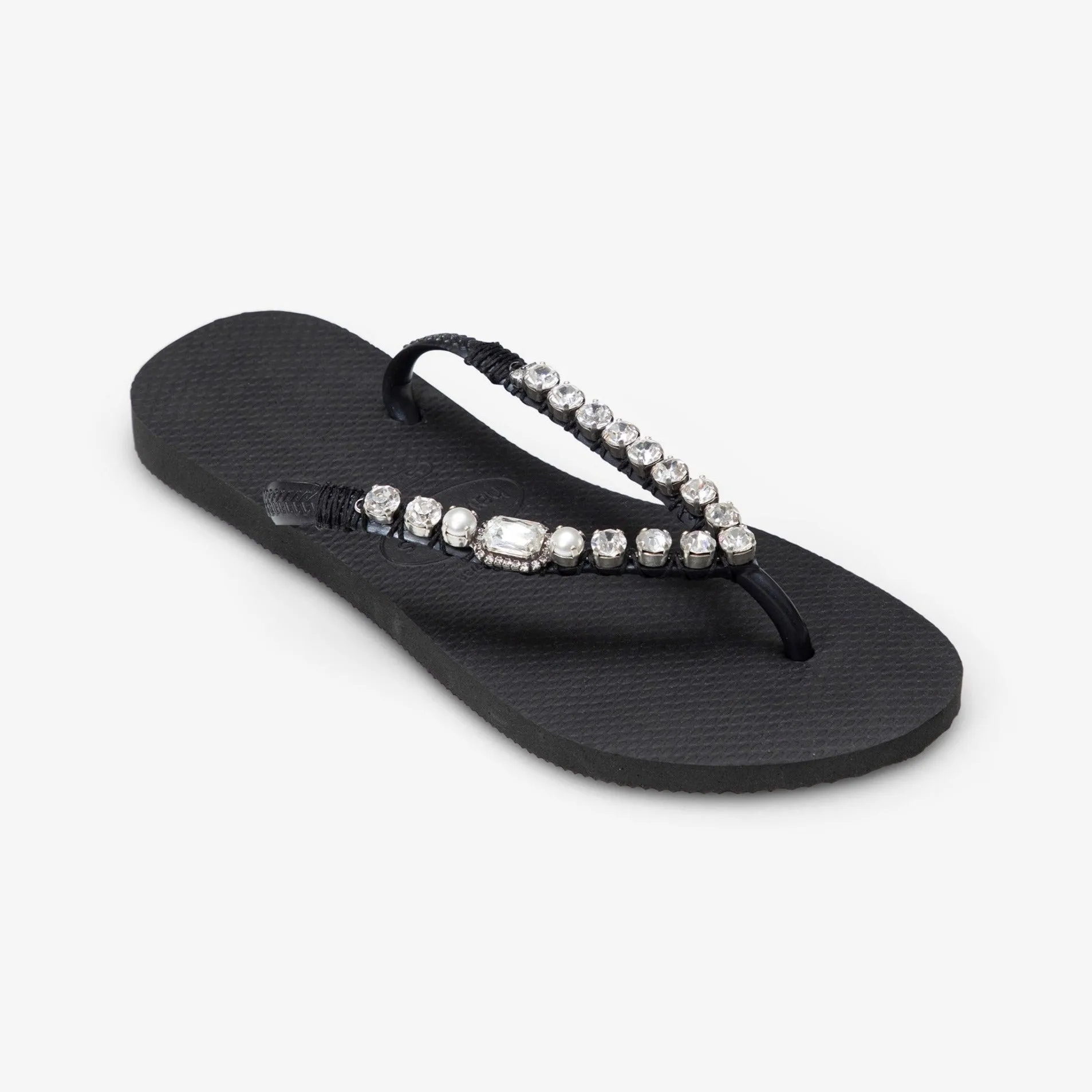 Golden Pearl Flip Flops