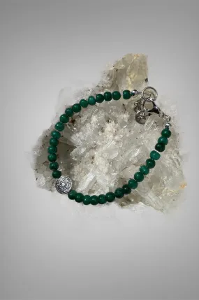 Green Jade Bead Bracelet