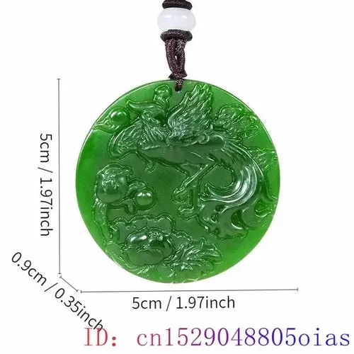 Green Natural Jade and Jasper Pendants