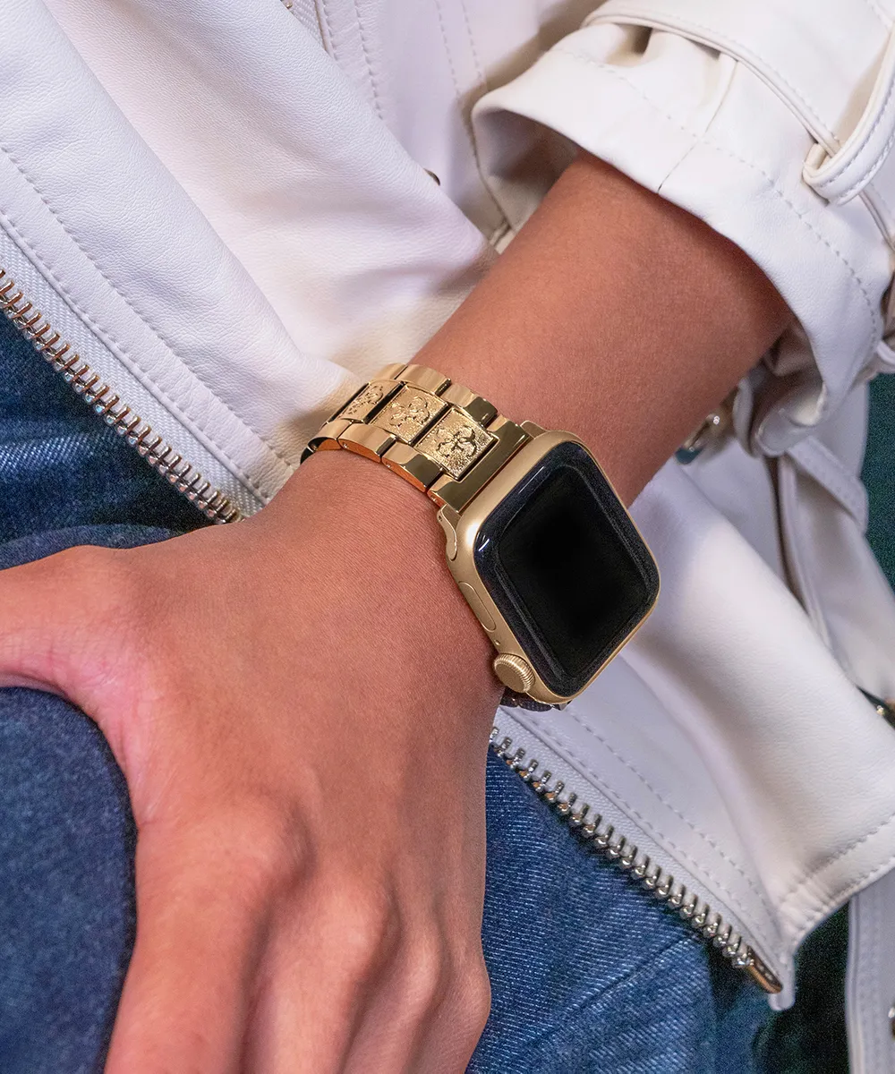 GUESS Logo Stainless Steel Band for Apple 38-40 mm Watch