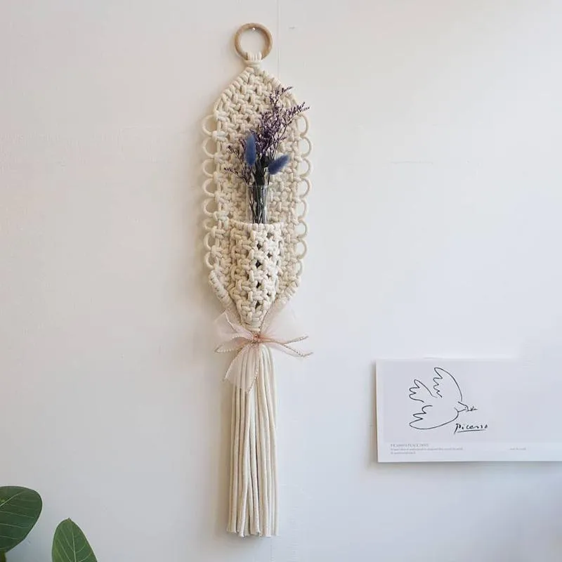 Handwoven Boho Wall Hanging Macrame