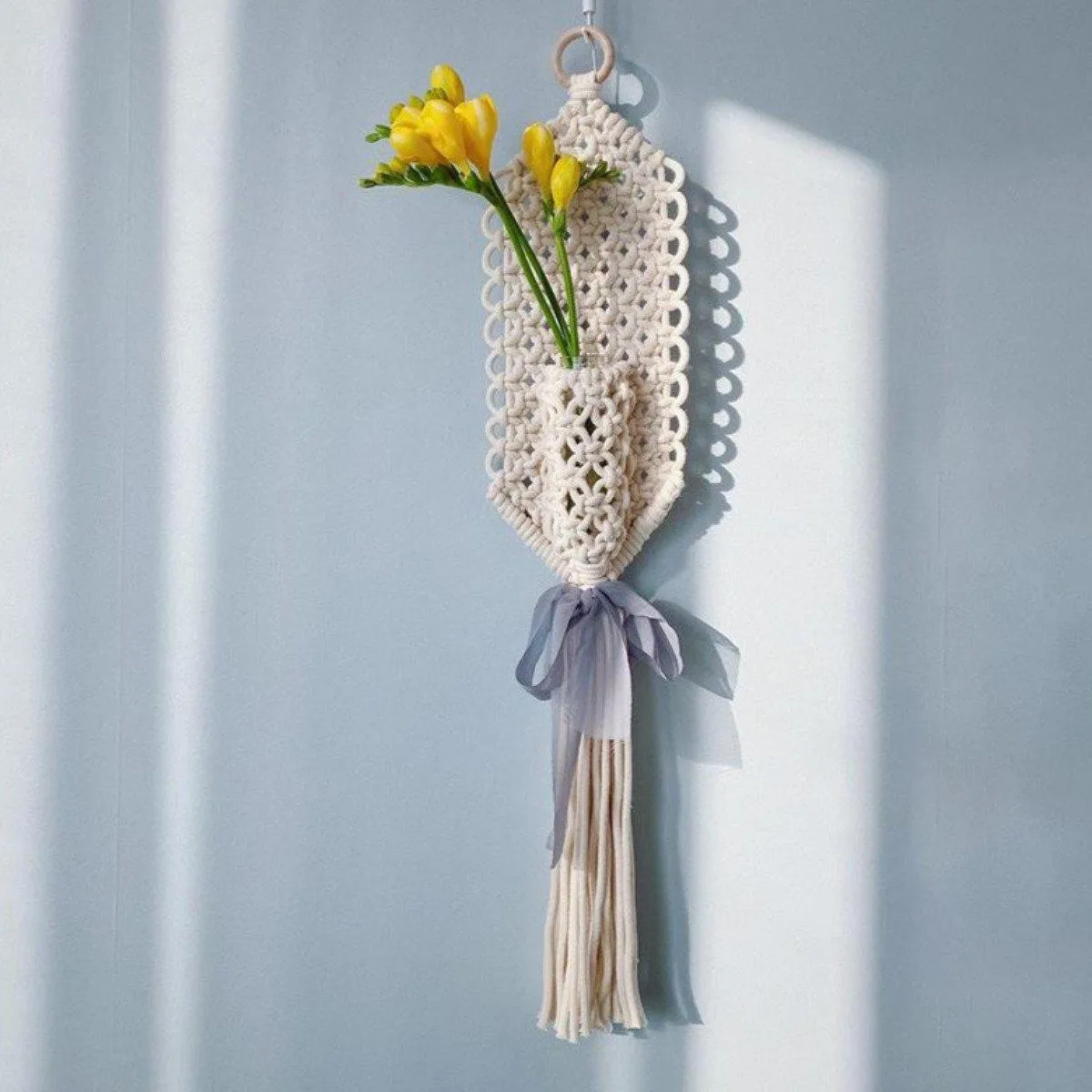 Handwoven Boho Wall Hanging Macrame