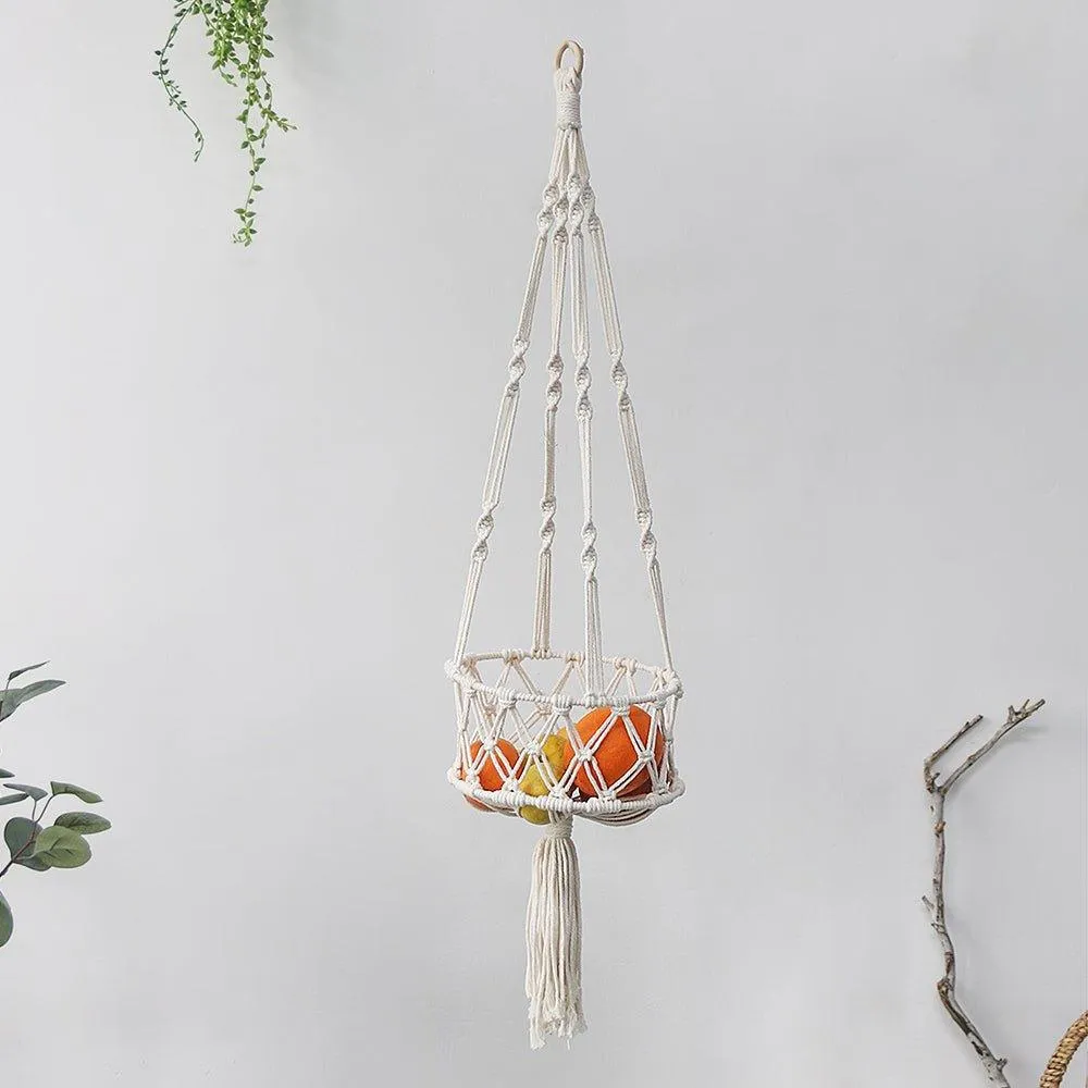 Handwoven Macrame Hanging Planter