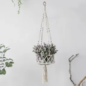 Handwoven Macrame Hanging Planter