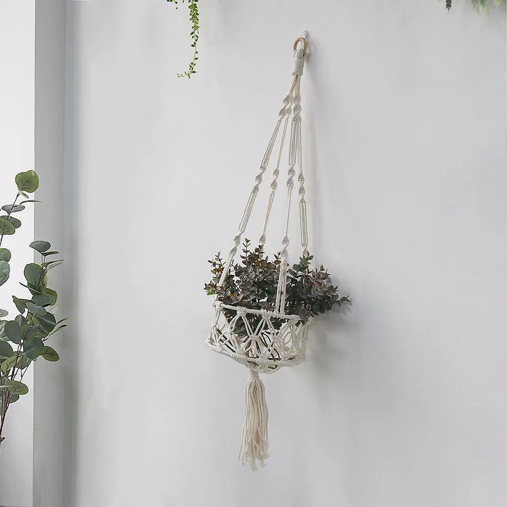 Handwoven Macrame Hanging Planter