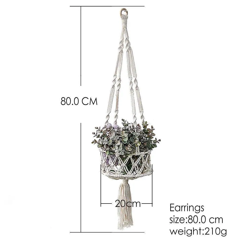 Handwoven Macrame Hanging Planter