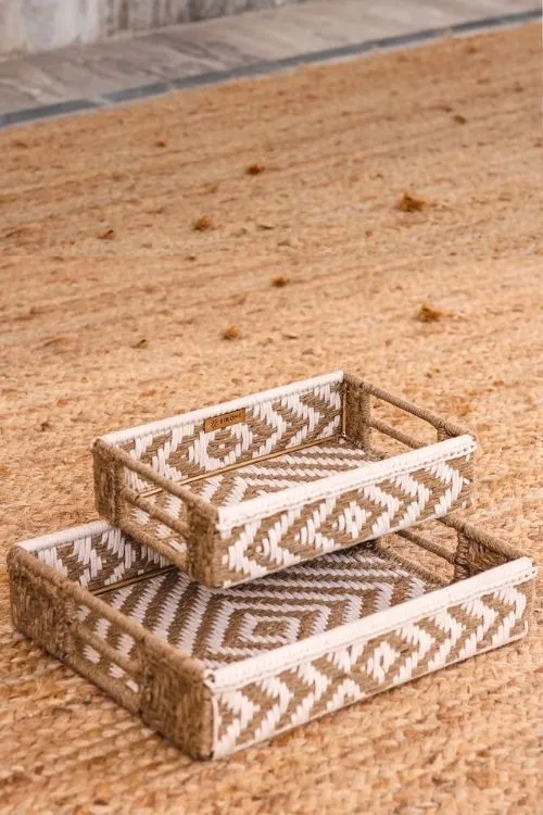 Heera Natural Jute Tray